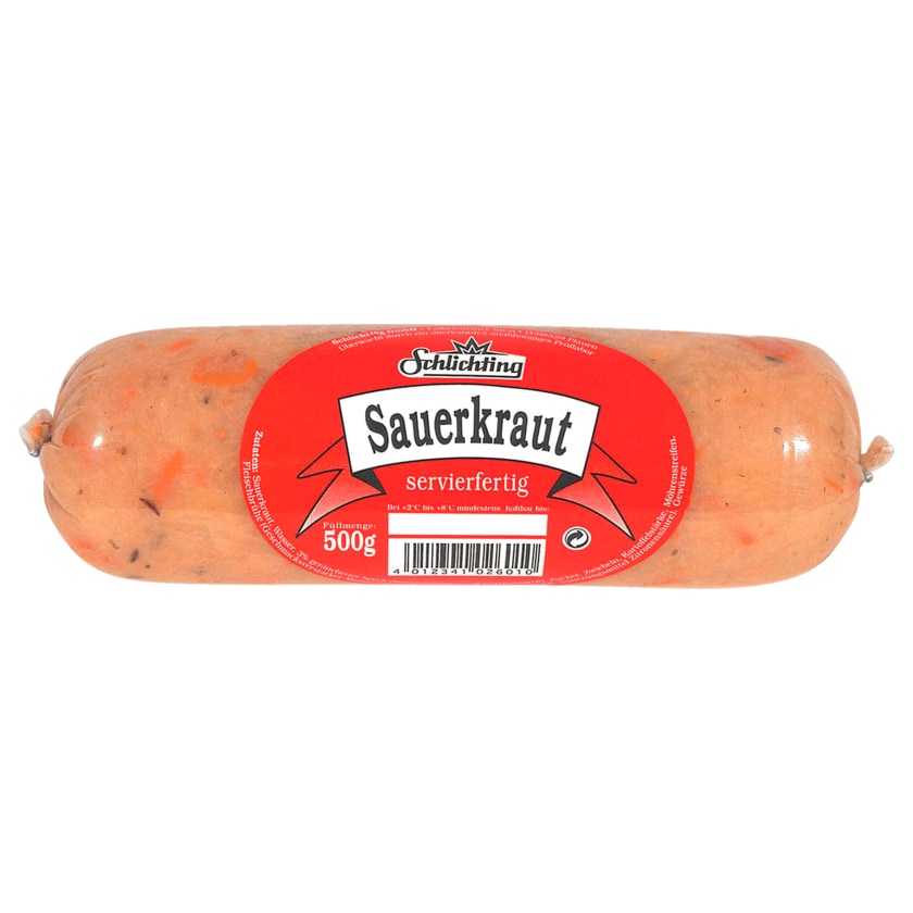 Schlichting Sauerkraut Servierfertig 500g
